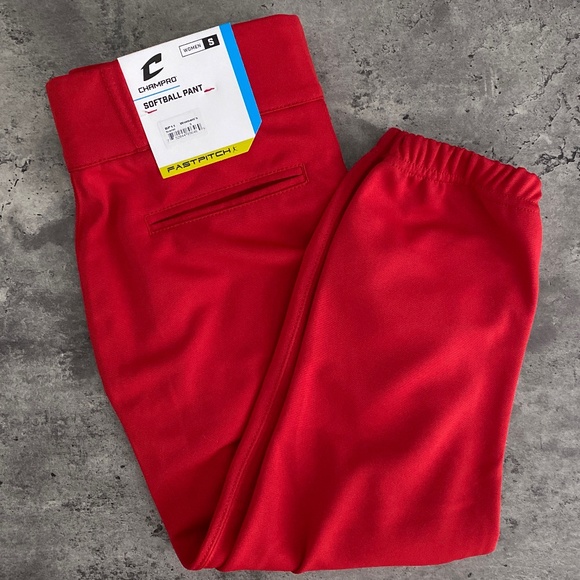 Champro  Softball Pant Scarlet Small NWT - Picture 4 of 8